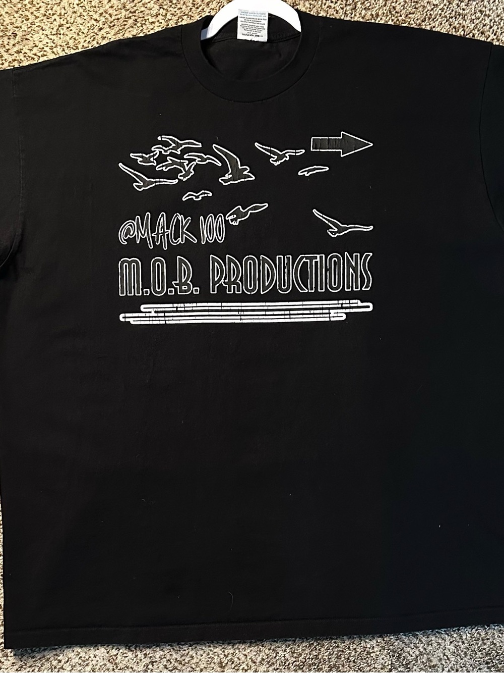 M.O.B. Productions Black Short Sleeve Graphic Tee